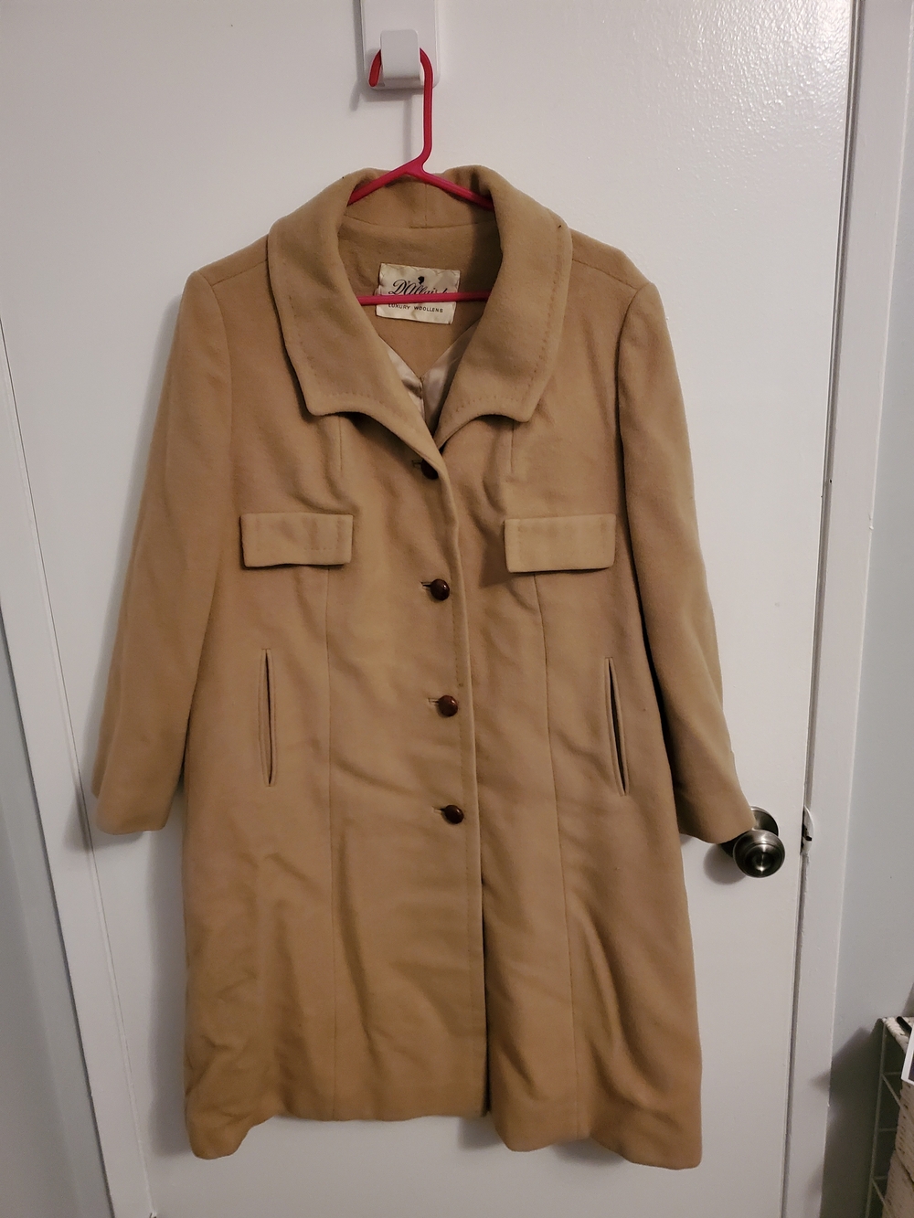 Classic Camel Women's Wool  Coat